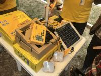 Ett exempel på solpanelen som Trine finansierar via sina partners