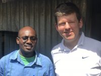 Rektorn Abel Siro och jag